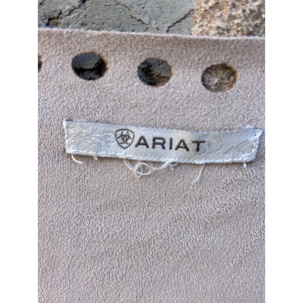 Western Fringe Vest Rockabilly Ariat Rodeo Floral Sierra Ferrell Festival Sz M - Picture 4 of 7